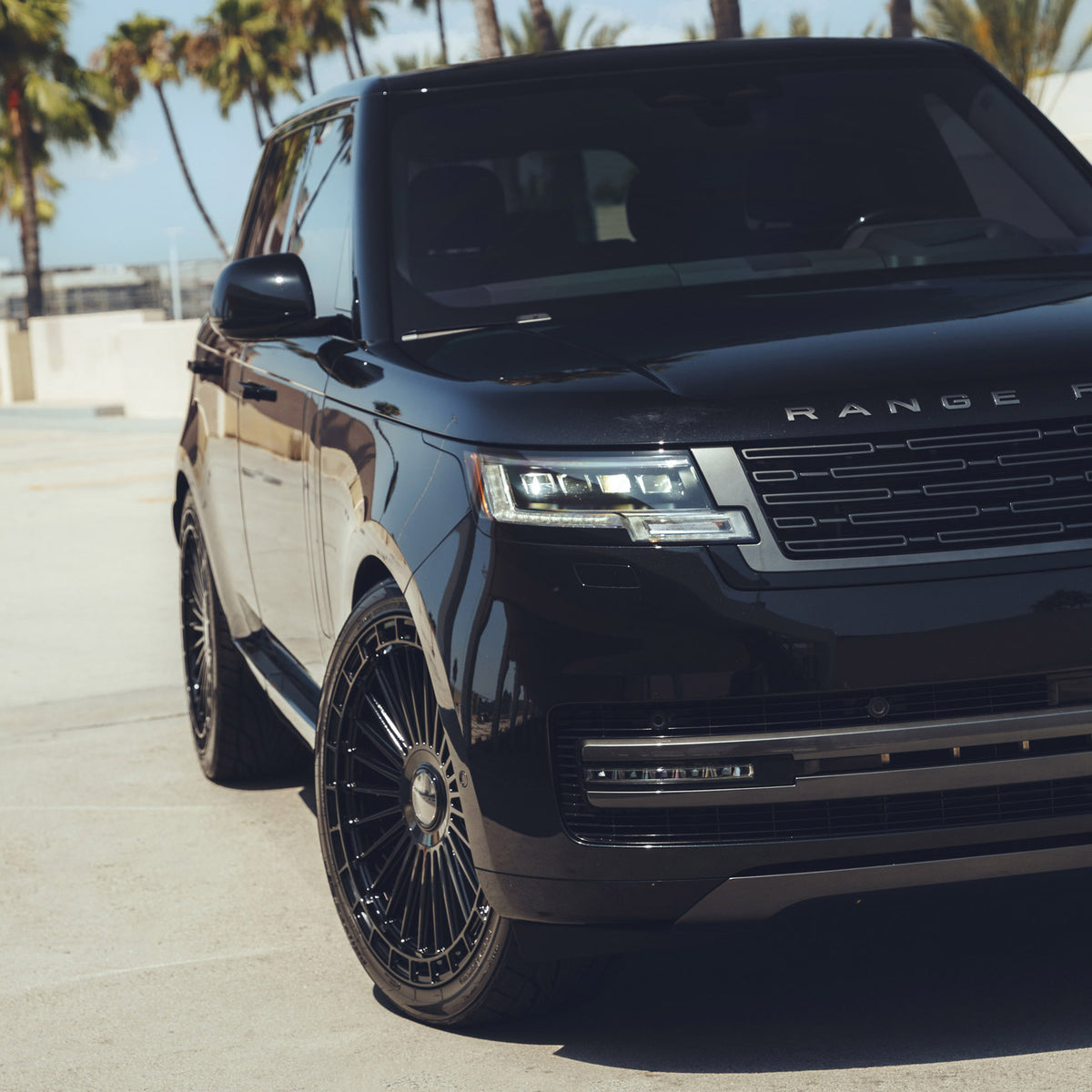 22" MV Forged MVF40 Black 22x10.5 Concave Wheels Rims Fits Range Rover