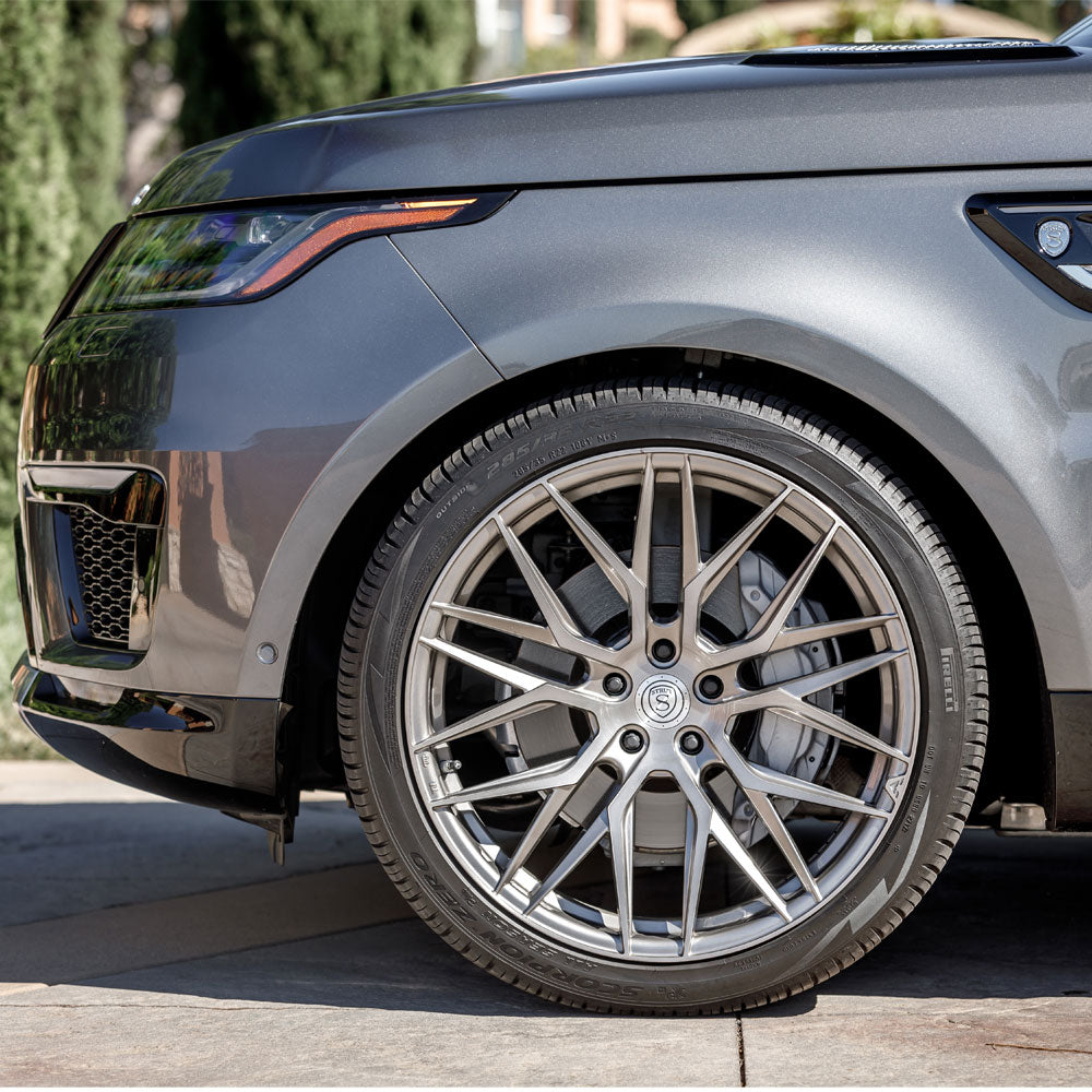 22" Vorsteiner VFF 107 Titanium Concave Forged Wheels Rims Fits BMW E70 X5