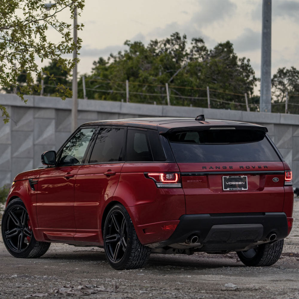 20" Vossen HF1 Black 20x8.5 20x8.5 1033 Concave Wheels Rims Fits GMC Savana 2500