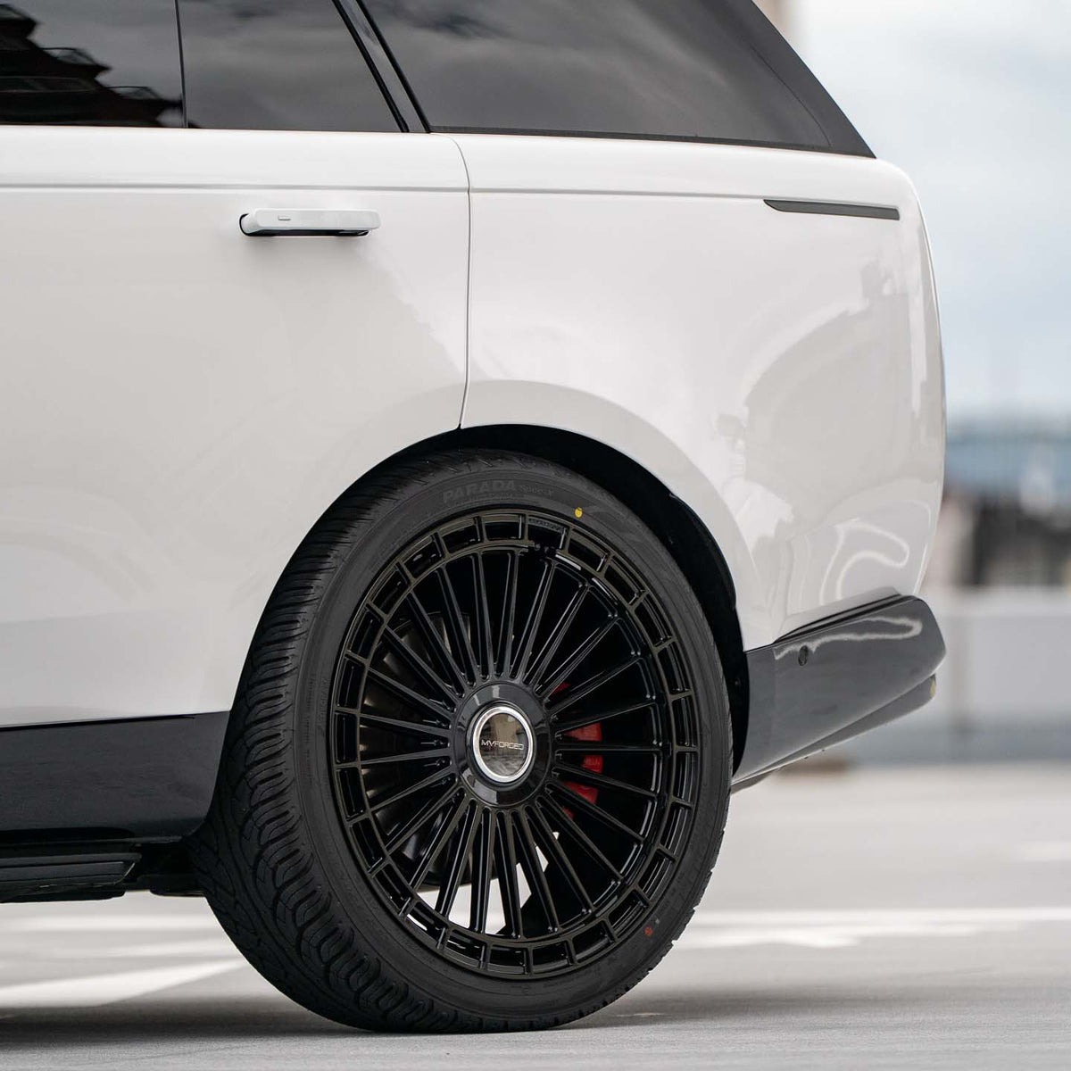 24" MV Forged MVF40 24x10 Black Concave Forged Wheels Rims Fits Range Rover