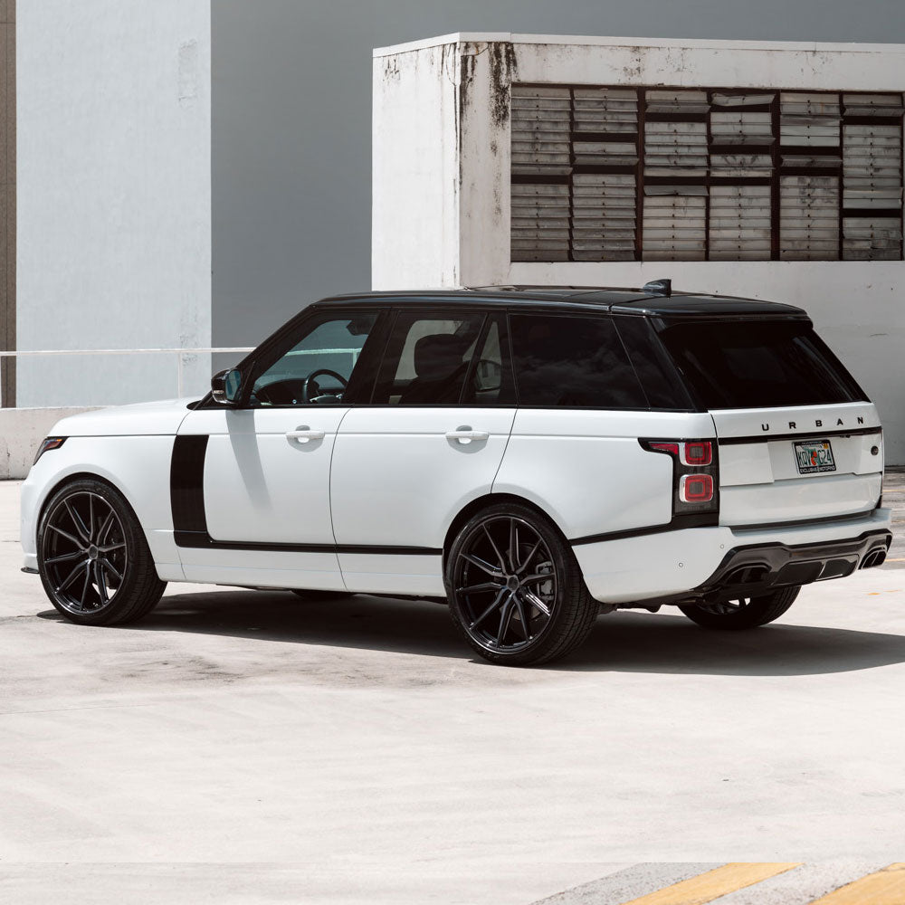 19" Vossen HF3 Black 19X9 19X10 1159 Concave Wheels Rims Fits BMW 5 Series xDriv