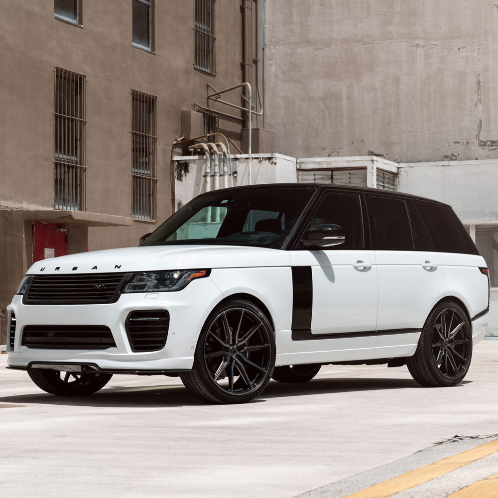 20" Vossen HF3 Black 20X10 20X10.5 1183 Concave Wheels Rims Fits BMW E70 X5