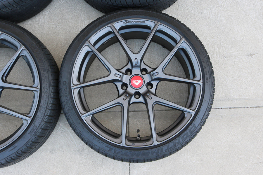 20" VORSTEINER V-FF 101 CONCAVE WHEELS RIMS CONTINETAL TIRES FITS LEXUS GS350