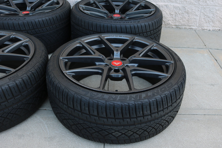 20" VORSTEINER V-FF 101 CONCAVE WHEELS RIMS CONTINETAL TIRES FITS LEXUS GS350