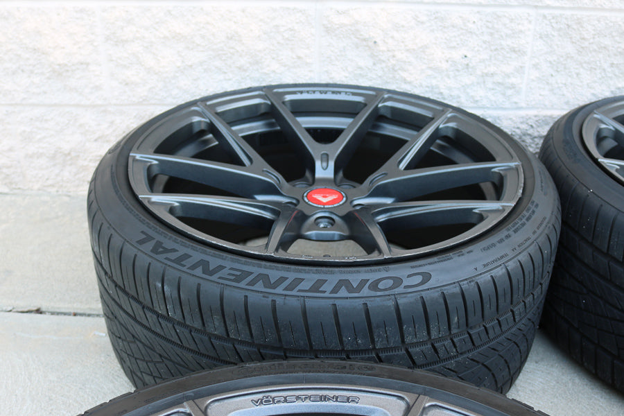 20" VORSTEINER V-FF 101 CONCAVE WHEELS RIMS CONTINETAL TIRES FITS LEXUS GS350