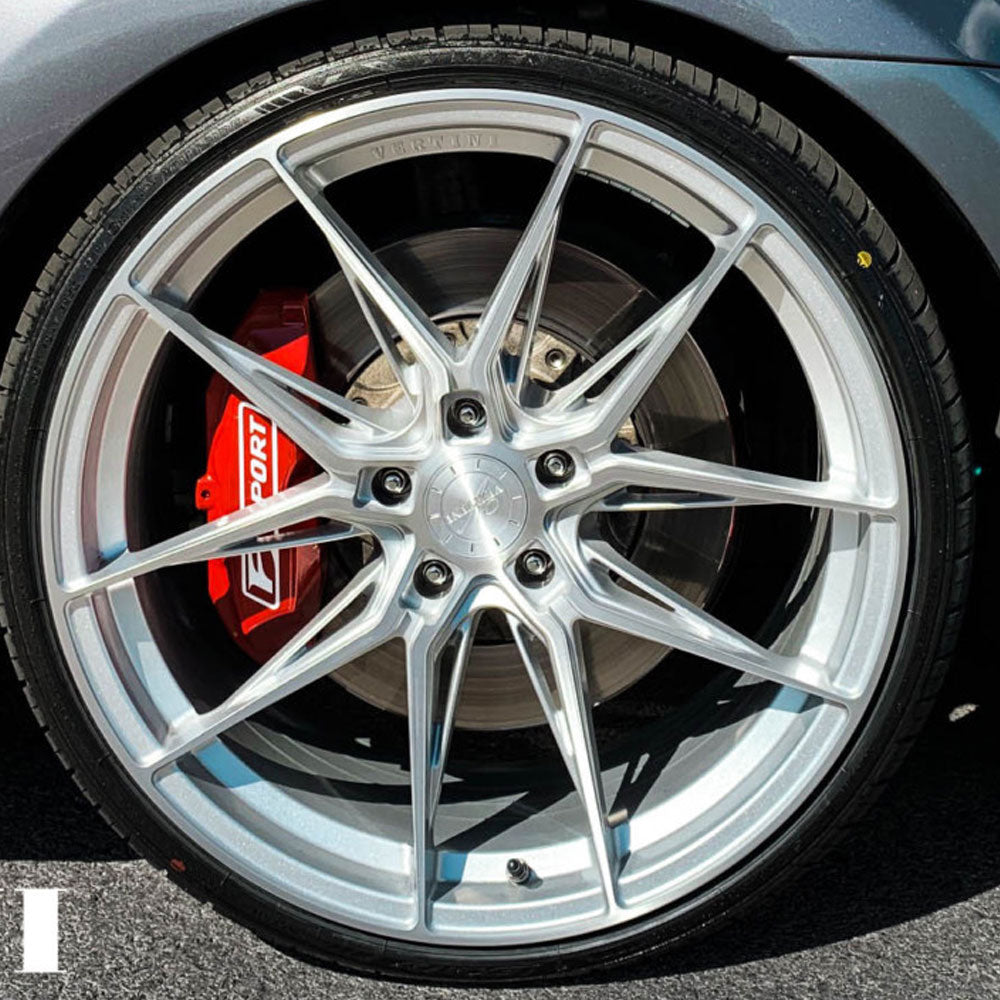20" Vertini RFS1.8 Silver 20x10 20x11 Concave Wheels Rims Fits Ford Mustang GT