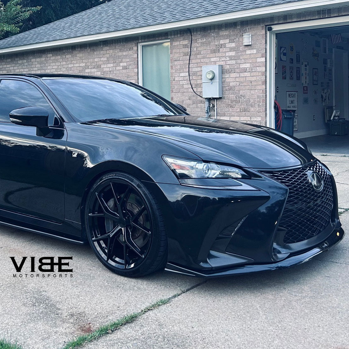19" Stance SF14 Black 19x8.5 19x9.5 Wheels Rims Fits Lexus GS350 GS450