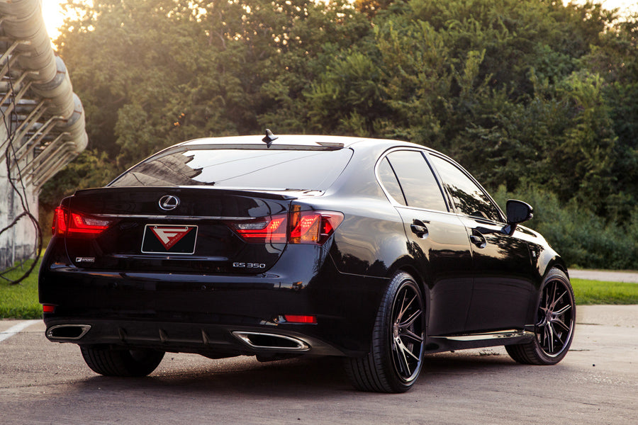 19" FERRADA FR2 BLACK CONCAVE WHEELS RIMS FITS MERCEDES W216 CL500 CL55 CL65