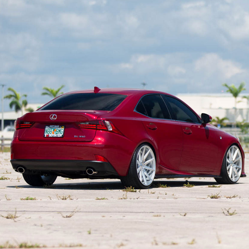 20" Vossen VFS-1 Silver 20x9 20x9.5 Wheels Rims Fits Lexus IS200 IS250 IS350