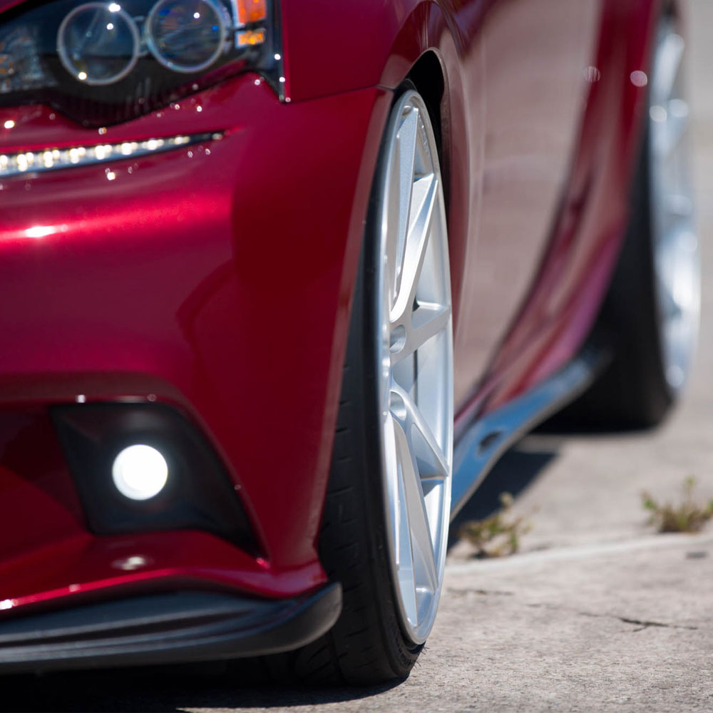 20" Vossen VFS-1 Silver 20x9 20x9.5 Wheels Rims Fits Lexus IS200 IS250 IS350