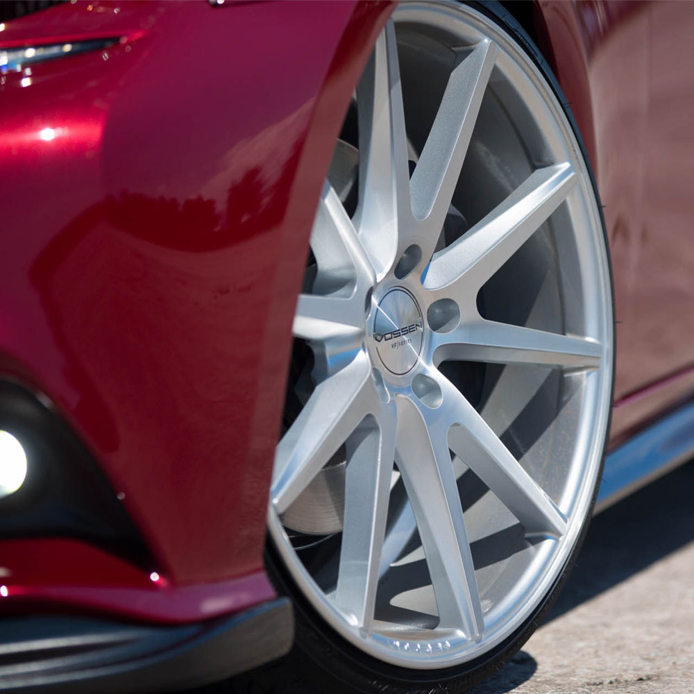 20" Vossen VFS-1 Silver 20x9 20x9.5 Wheels Rims Fits Lexus IS200 IS250 IS350