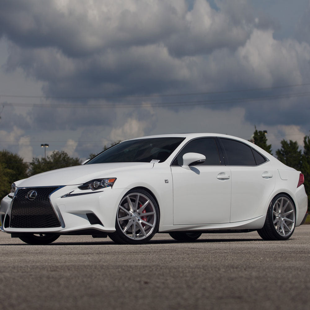 20" Vossen VFS-1 Silver 20x9 20x9.5 Wheels Rims Fits Lexus IS200 IS250 IS350