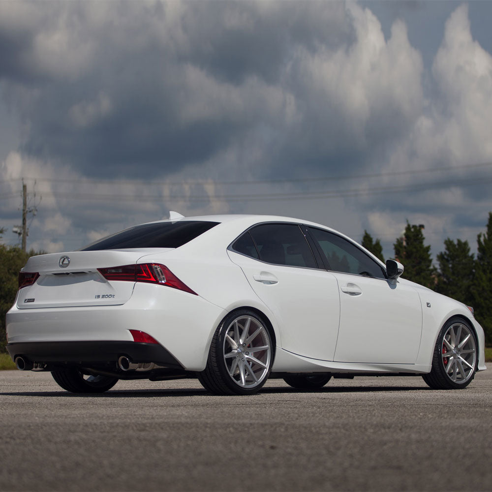 20" Vossen VFS-1 Silver 20x9 20x9.5 Wheels Rims Fits Lexus IS200 IS250 IS350