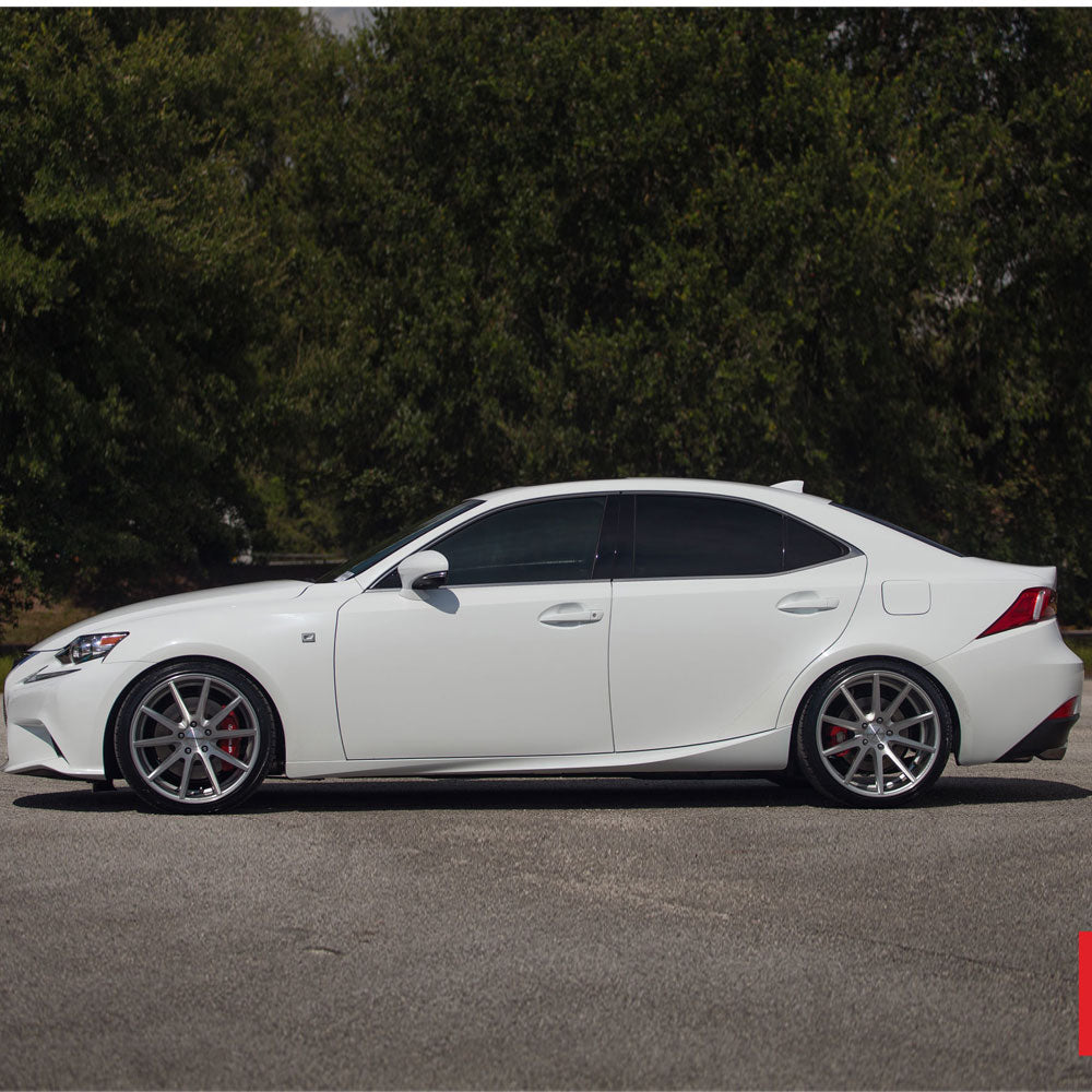 20" Vossen VFS-1 Silver 20x9 20x9.5 Wheels Rims Fits Lexus IS200 IS250 IS350