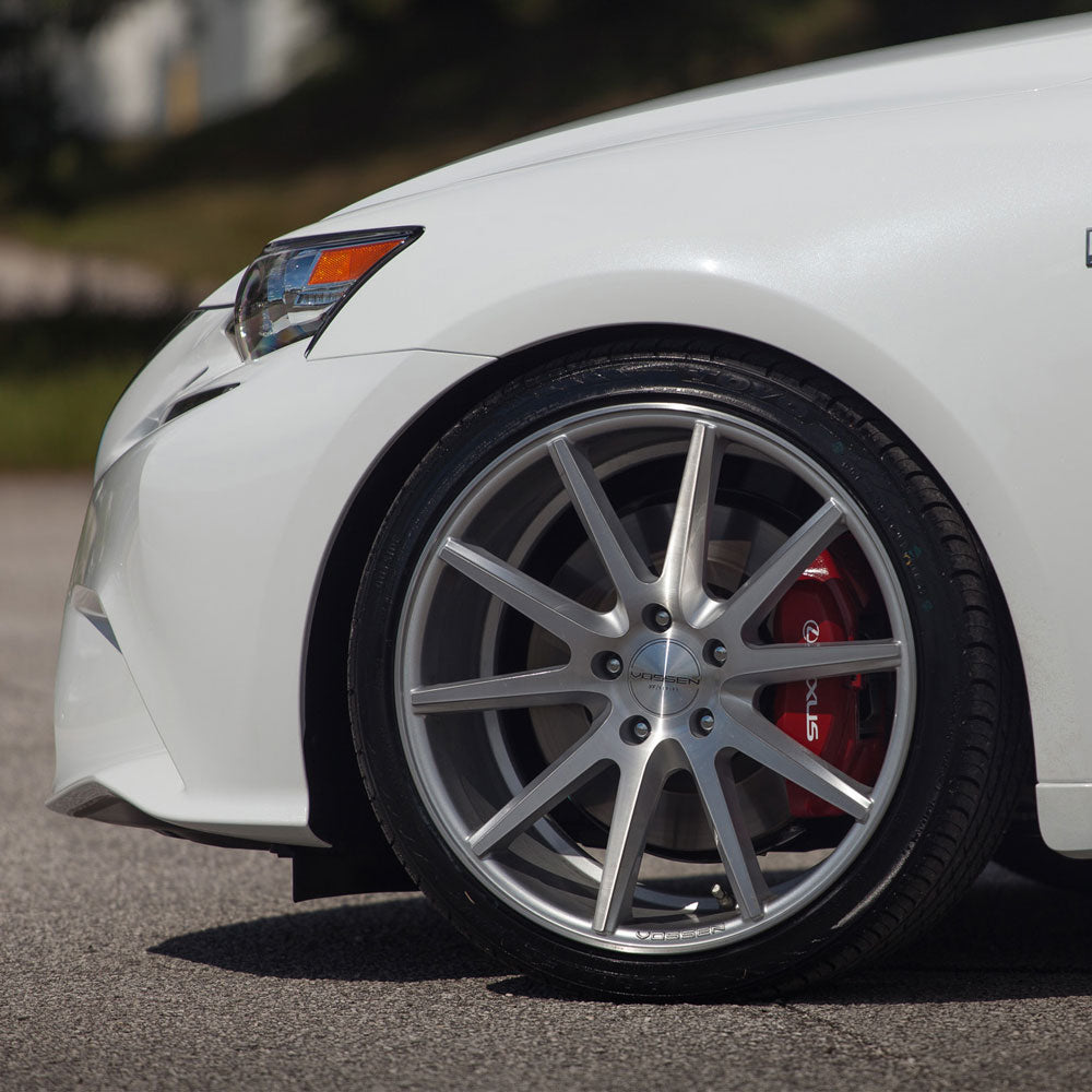 20" Vossen VFS-1 Silver 20x9 20x9.5 Wheels Rims Fits Lexus IS200 IS250 IS350