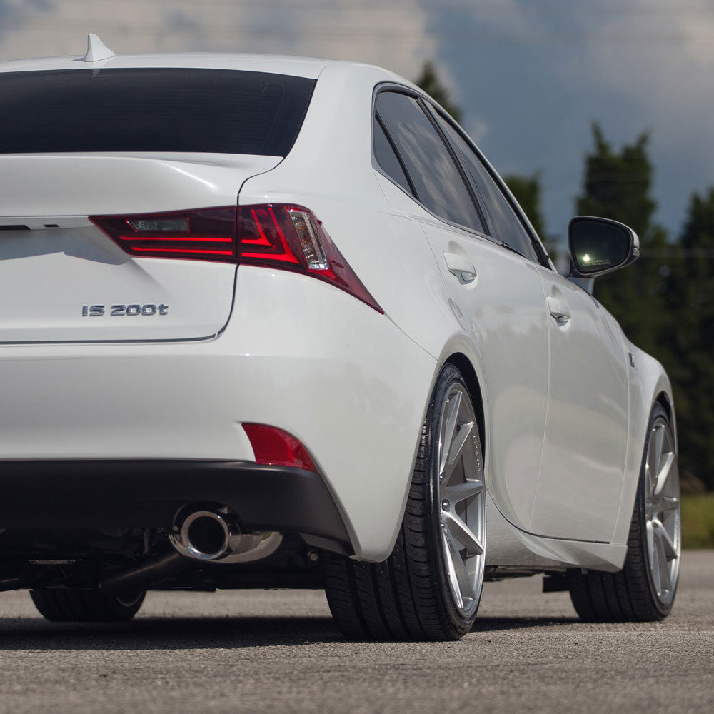 20" Vossen VFS-1 Silver 20x9 20x9.5 Wheels Rims Fits Lexus IS200 IS250 IS350
