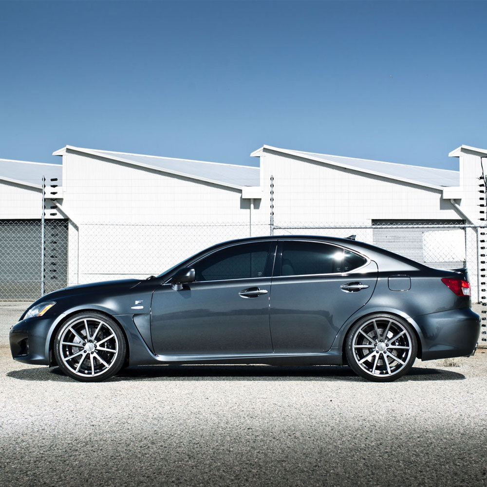 20" Vossen VFS-1 Silver 20x9 20x9.5 Wheels Rims Fits Lexus IS200 IS250 IS350