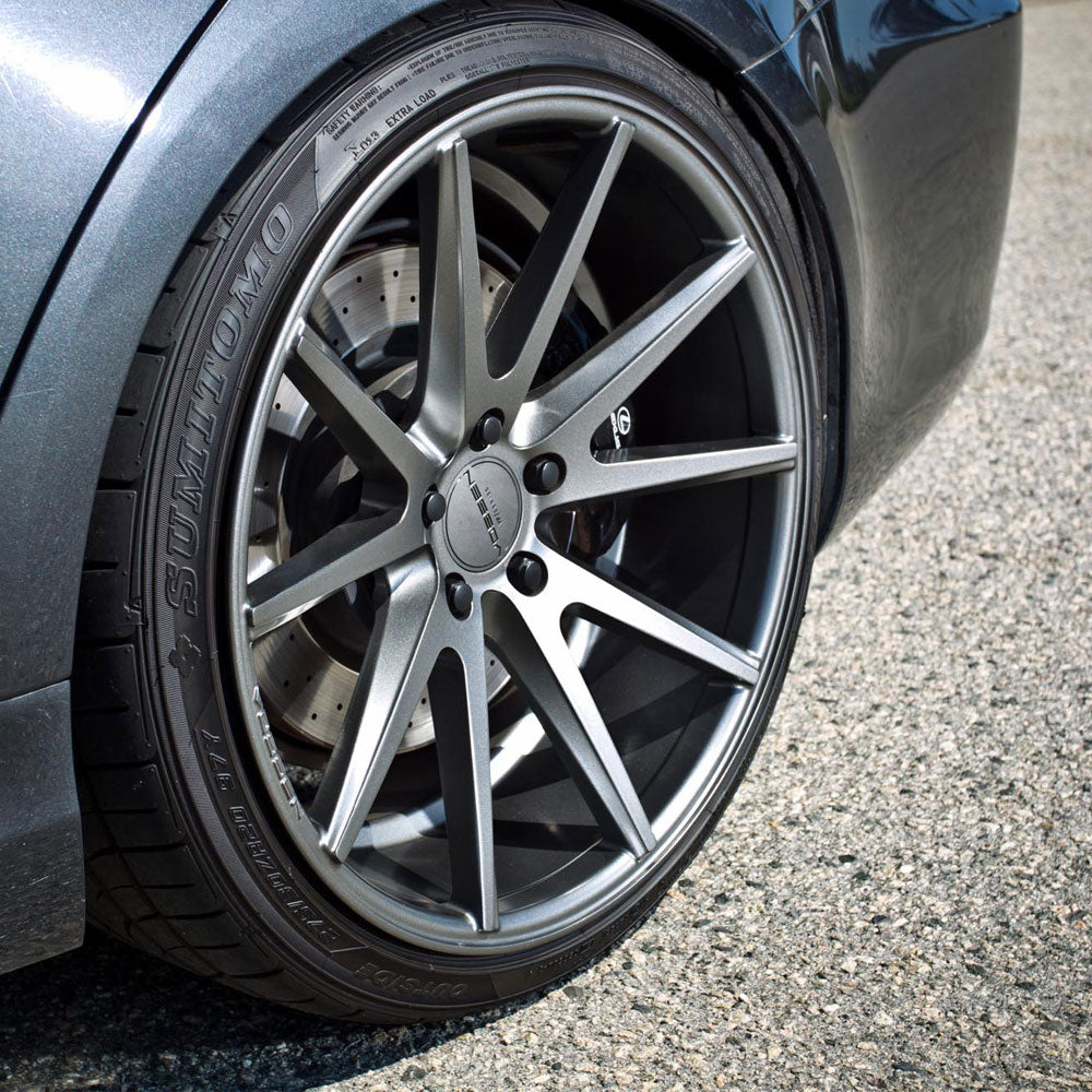 22" Vossen VFS-1 Silver 22x9 22x11 Forged Wheels Rims Fits Chevrolet Camaro