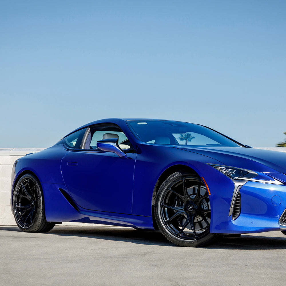 21" Vorsteiner V-FF 103 Forged Black Concave Wheels Rims Fits Lexus LC500 LC500h