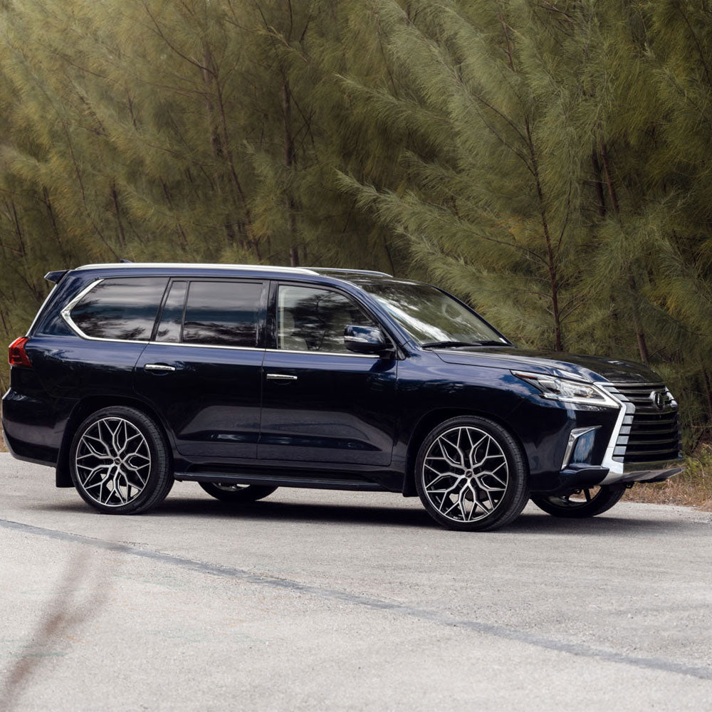 20" Vossen HF2 Black 20X9 20X9 1325 Concave Wheels Rims Fits Audi Q3