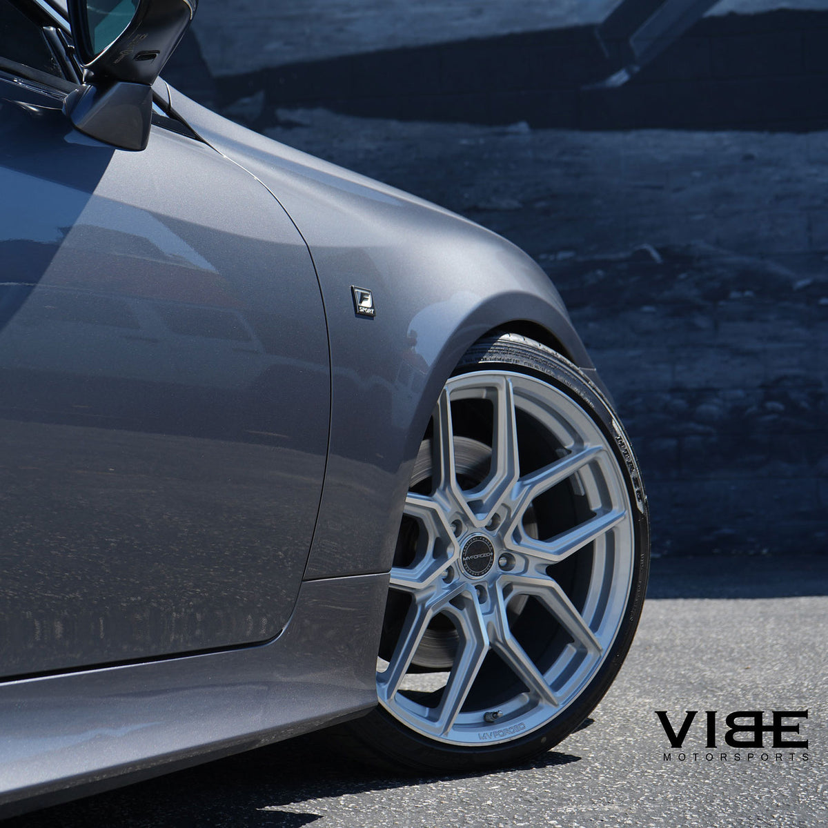 20" MV Forged MVF5 Silver 20X9 20X10.5 Wheels Rims Fits Lexus RC300 RC350