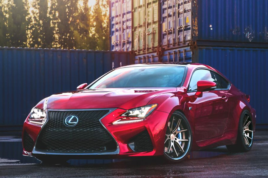 19" FERRADA FR2 BRONZE CONCAVE WHEELS RIMS FITS LEXUS ISF