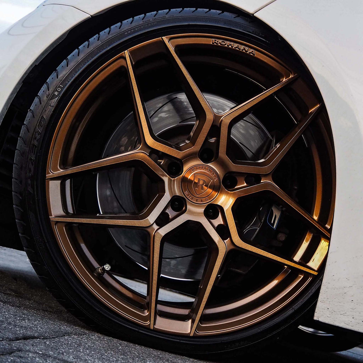 20" ROHANA RFX11 BRONZE FORGED CONCAVE WHEELS RIMS FITS LEXUS RCF