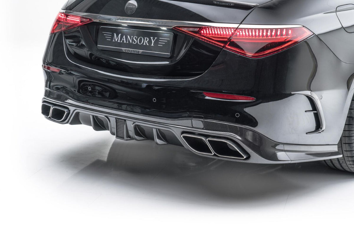 MANSORY Carbon Rear Diffuser with Race Brake Light for Mercedes-Benz S-Class W223 (2021+) - image 2