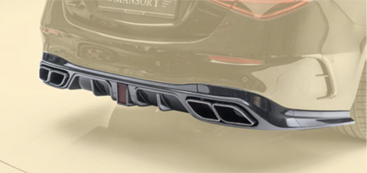 MANSORY Carbon Rear Diffuser with Race Brake Light for Mercedes-Benz S-Class W223 (2021+) - image 3