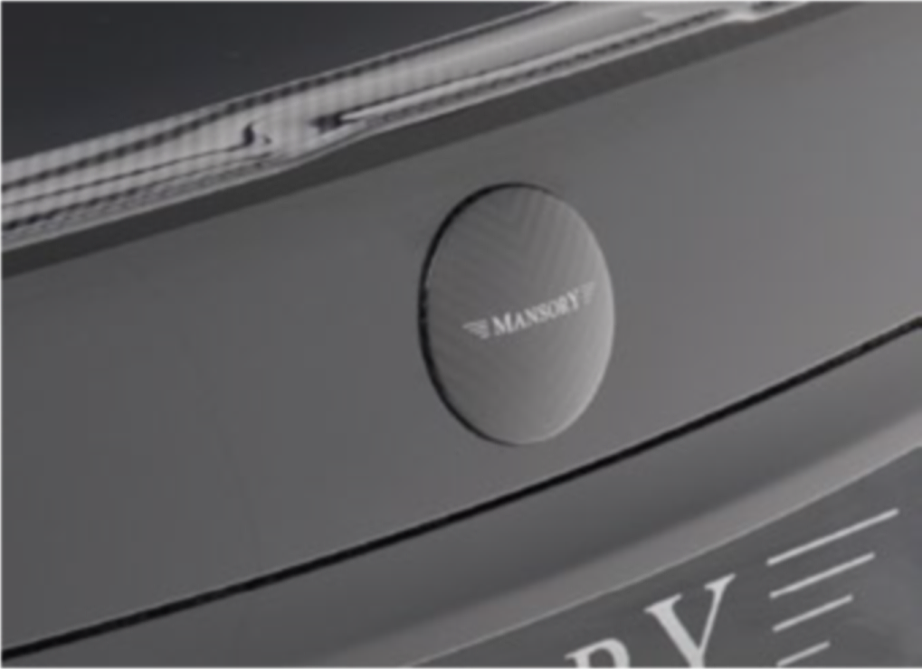 MANSORY Carbon Rear Trunk Emblem for Mercedes-Benz S-Class W223 (2021+)