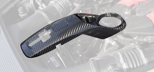 MANSORY Carbon Fiber Engine Cover Middle Section for Ferrari F8 Tributo / Spider (2020-2023)