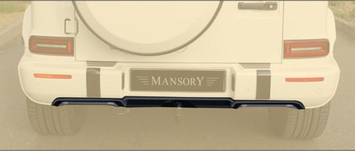 MANSORY Carbon Rear Bumper Diffuser for Mercedes-Benz G-Class W463A (2019-2024)