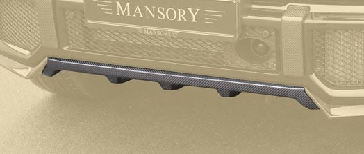 MANSORY Carbon Front Bumper Diffuser Cover for Mercedes-Benz G-Class W463 (2002-2018)