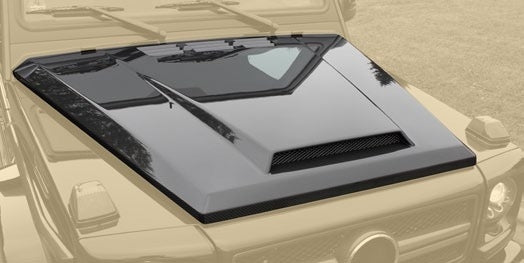 MANSORY Carbon Engine Bonnet II with Air Intake for 4.0L Biturbo for Mercedes-Benz G-Class W463 (2002-2018)
