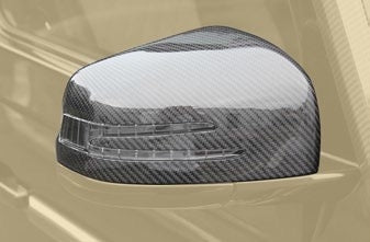 MANSORY Carbon Fiber Mirror Mask with Logo for Mercedes-Benz G-Class W463 (2002-2018)