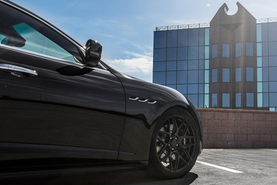 19" MRR FS01 MATTE BLACK FORGED CONCAVE WHEELS RIMS FITS MERCEDES W220 S430 S500