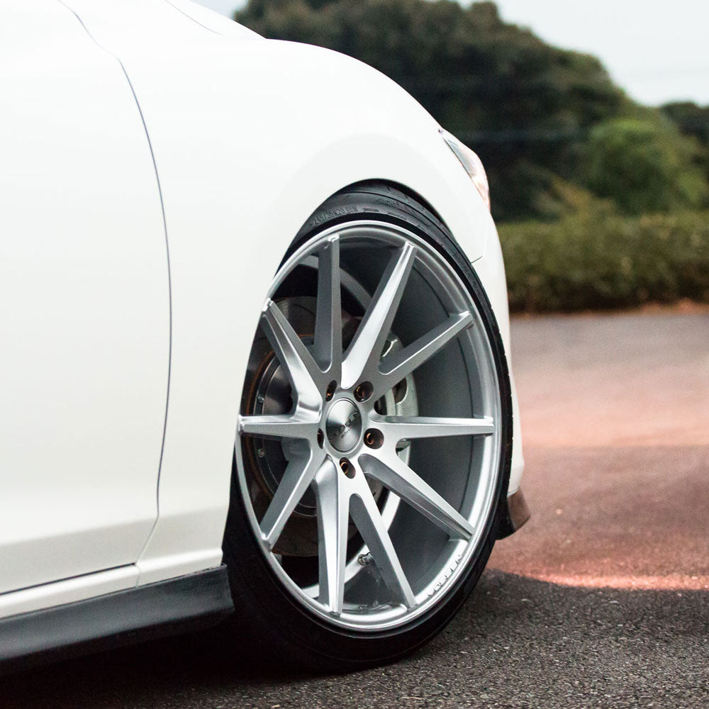 20" Vossen VFS-1 Silver 20x9 20x9.5 Wheels Rims Fits Lexus IS200 IS250 IS350