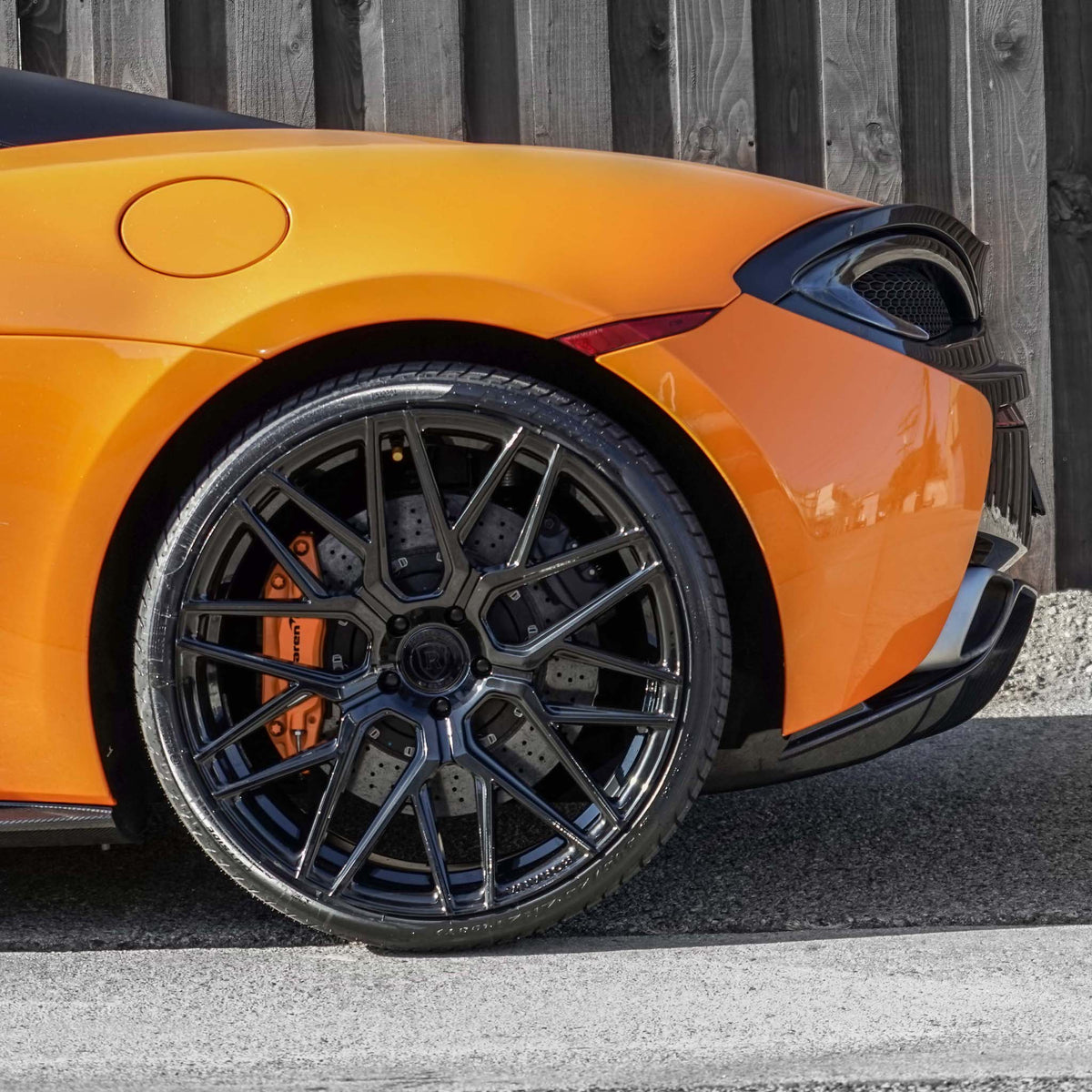 20" 21" ROHANA RFX10 BLACK CONCAVE WHEELS RIMS FITS MCLAREN 570S 570GT 650S