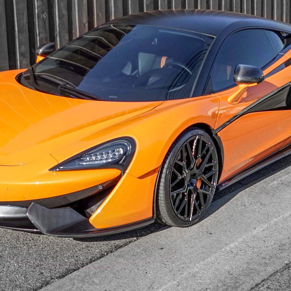 20" 21" ROHANA RFX10 BLACK CONCAVE WHEELS RIMS FITS MCLAREN 570S 570GT 650S