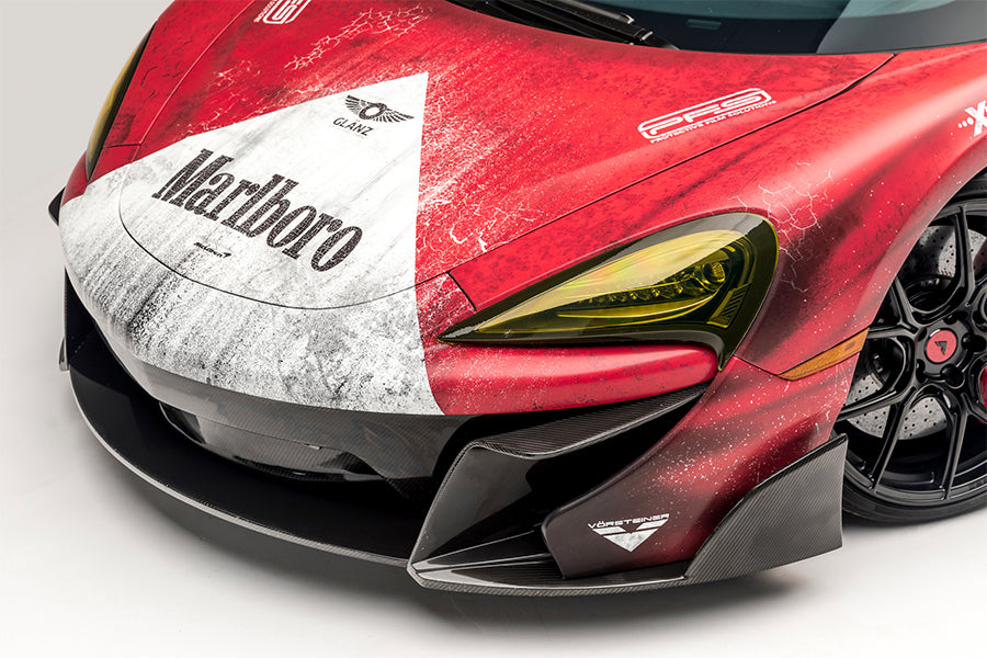 Vorsteiner 570-VX Front Bumper with Front Carbon Fiber Spoiler fits McLaren 570S