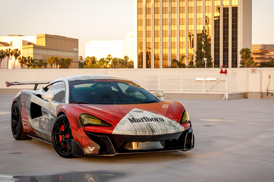 Vorsteiner 570-VX Front Bumper with Front Carbon Fiber Spoiler fits McLaren 570S