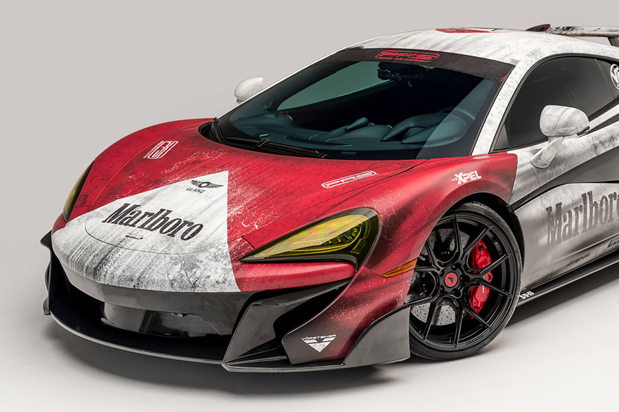 Vorsteiner 570-VX Front Bumper with Front Carbon Fiber Spoiler fits McLaren 570S