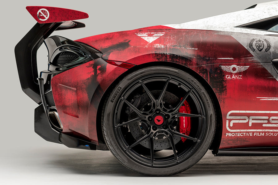 Vorsteiner 570-VX Rear Bumper with Carbon Fiber Diffuser fits McLaren 570S