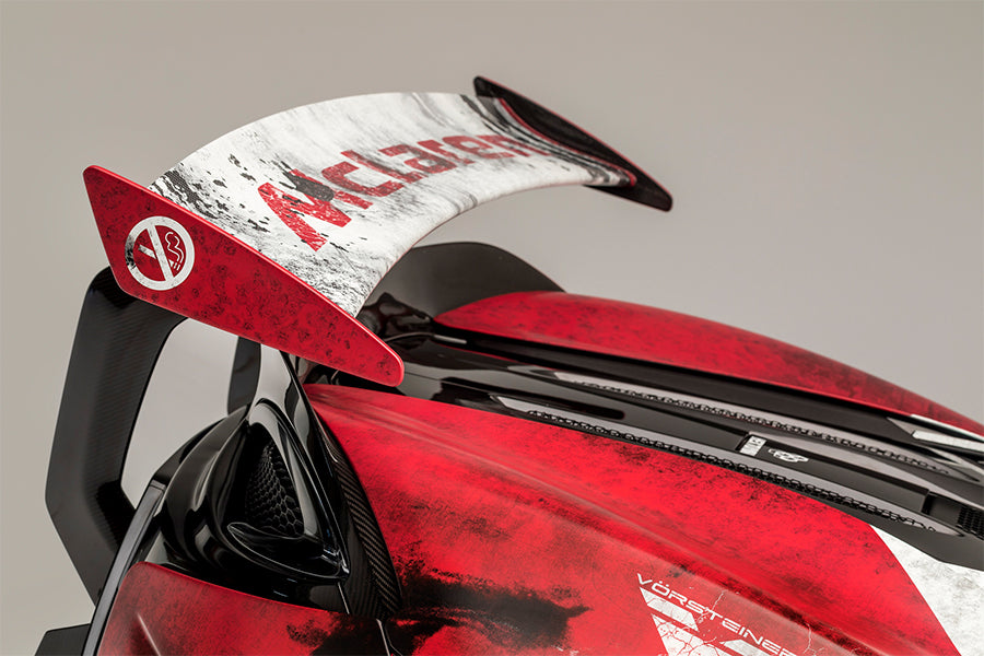 Vorsteiner 570-VX Aero Carbon Fiber Wing Blade with Uprights fits McLaren 570S