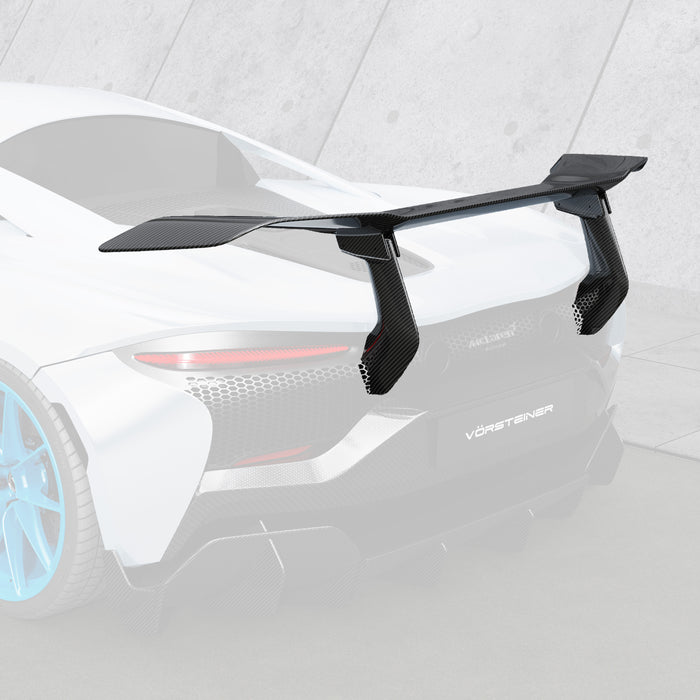 Vorsteiner Aero Carbon Fiber Rear Wing 2x2 Satin Fits McLaren Artura