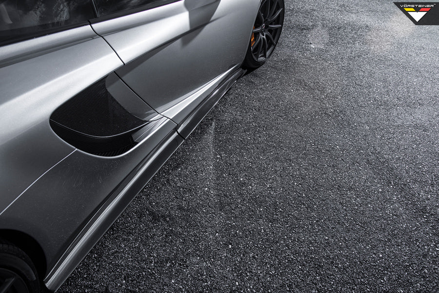Vorsteiner V-MC Aero Side Blades Carbon Fiber Fits McLaren MP4 VX Coupe Spyder