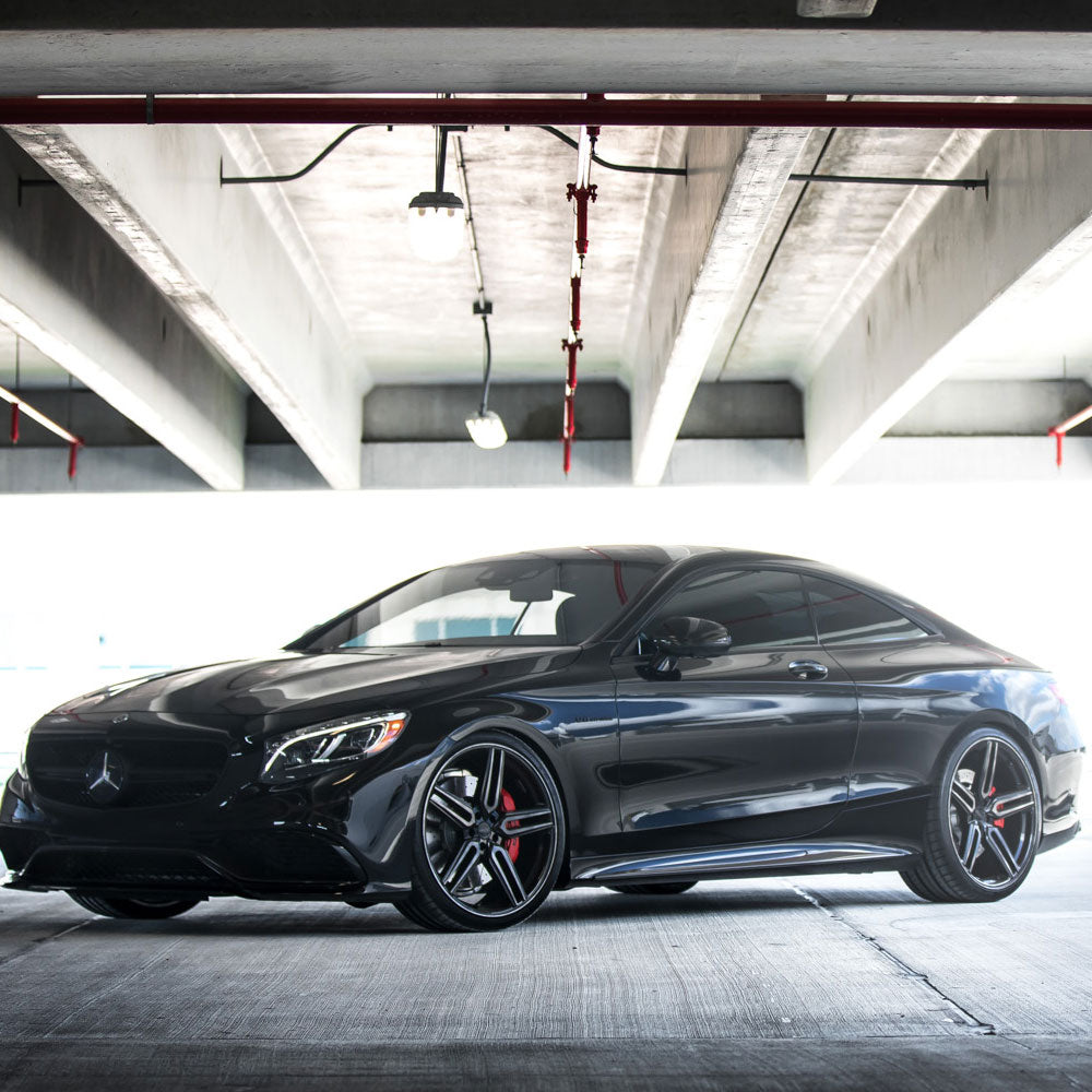 19" Vossen HF1 Black 19x8.5 19x9.5 1269 Concave Wheels Rims Fits Benz CLS550 CLS