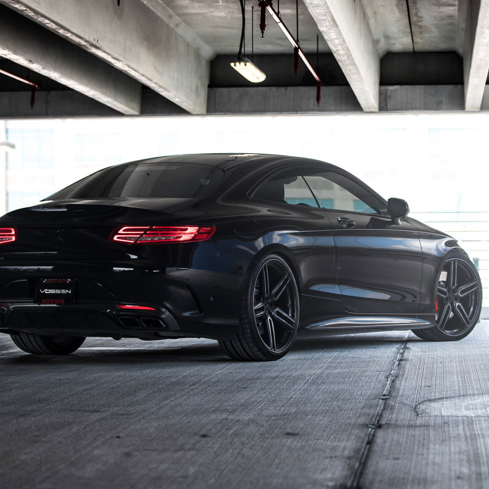 19" Vossen HF1 Black 19x8.5 19x9.5 1269 Concave Wheels Rims Fits Benz CLS550 CLS