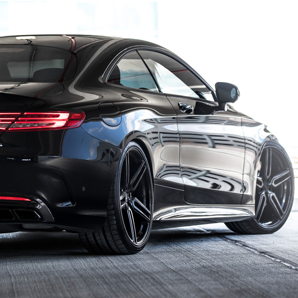 19" Vossen HF1 Black 19x8.5 19x9.5 1269 Concave Wheels Rims Fits Benz CLS550 CLS