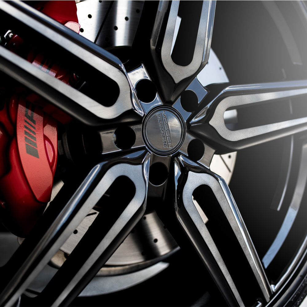 19" Vossen HF1 Black 19x8.5 19x9.5 1269 Concave Wheels Rims Fits Benz CLS550 CLS